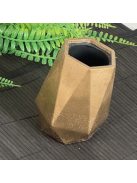 Matt arany tároló - poligon, fekete belsővel