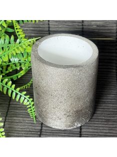 Henger tároló - "smokey" beton, fehér belsővel