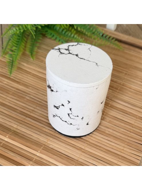 Henger tároló, tetővel - márvány mintás