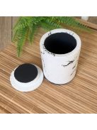 Henger tároló, tetővel - márvány mintás