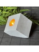 E14 kocka, sarkán döntött lámpa - EGYEDI DESIGN-nal