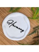 Harmony -  Kör, hullámos szélű dekor tányér
