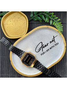 Fear not for I am with you  - ovális kicsi dekor tányér