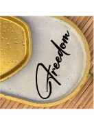 Freedom  - ovális kicsi dekor tányér