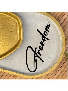 Freedom  - ovális kicsi dekor tányér