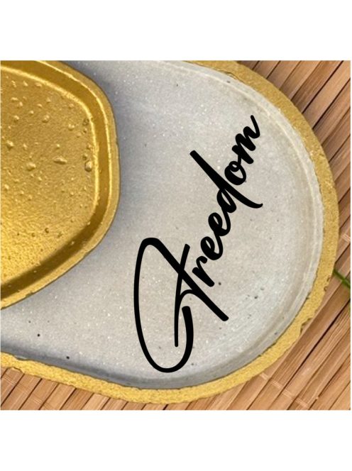 Freedom  - ovális kicsi dekor tányér