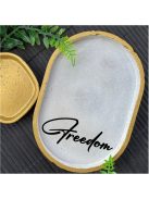 Freedom  - ovális kicsi dekor tányér