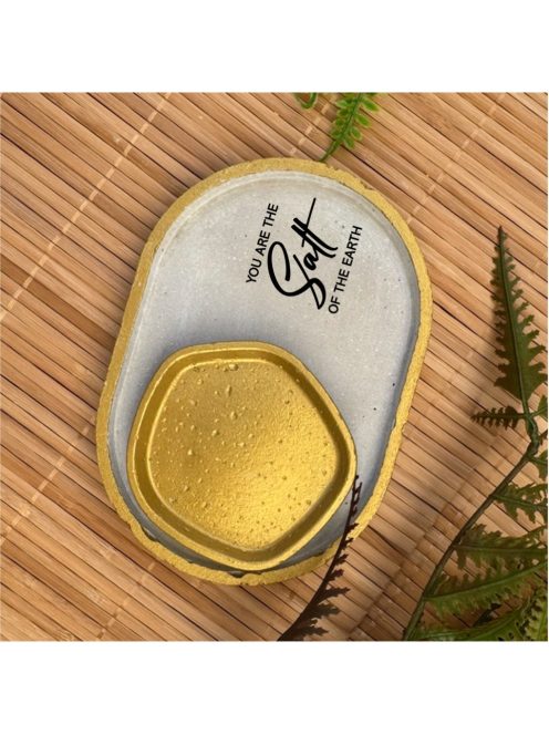 You are the salt of the earth - ovális kicsi dekor tányér