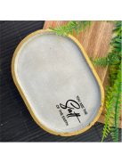 You are the salt of the earth - ovális kicsi dekor tányér