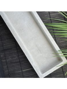 Natúr, téglalap alapú betontálca