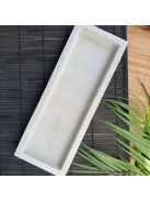 Natúr, téglalap alapú betontálca