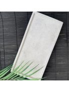 Natúr, téglalap alapú betontálca, alacsony peremmel