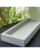 Téglalap alapú betontálca, magas peremmel - EGYEDI DESIGN-nal