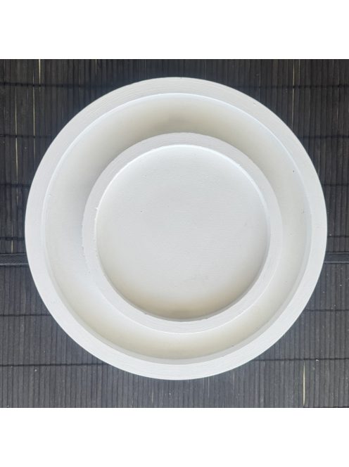 Kör tálca szett - 2db, fehér színben