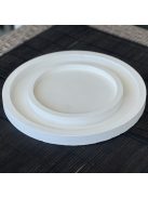 Kör tálca szett - 2db, fehér színben