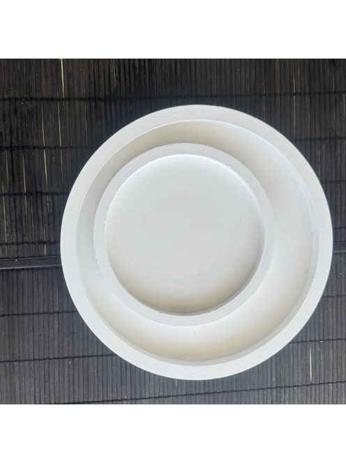 Kör tálca szett - 2db, fehér színben