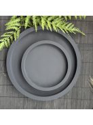 Kör tálca szett - 2db, matt fekete