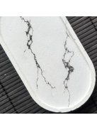 Ovális dekortálca - márvány mintás