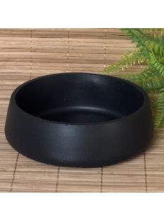 Dekor tál - kívül-belül matt fekete