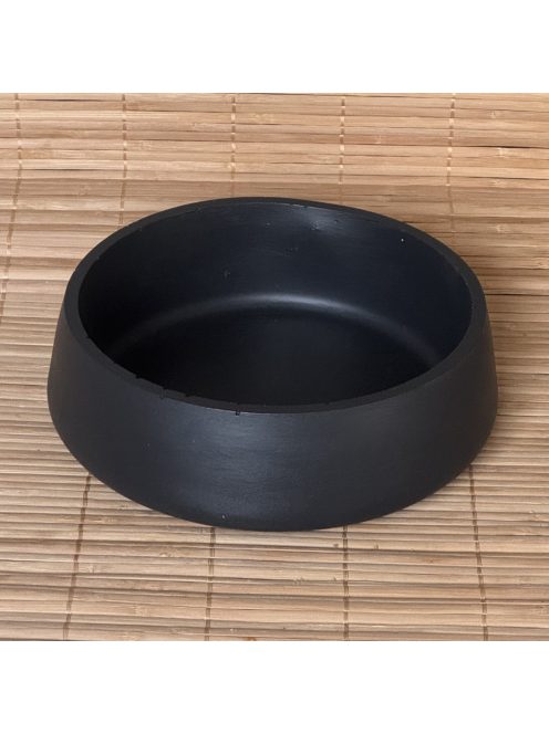 Dekor tál - kívül-belül matt fekete