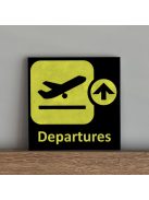 Aviation/ Departures - felakasztható betonkép