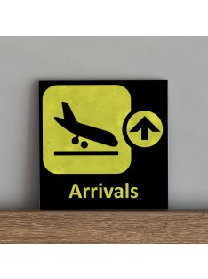 Aviation/ Arrivals - felakasztható betonkép