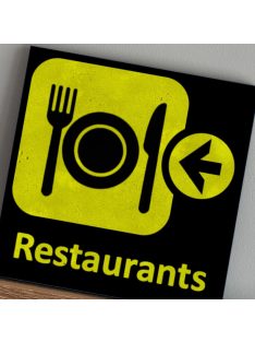 Aviation/ Restaurants - felakasztható betonkép