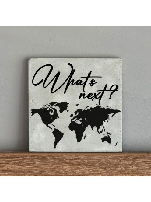 What's next? - felakasztható betonkép