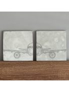 Aircraft front view - 2db-os felakasztható betonkép