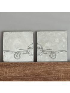 Aircraft front view - 2db-os felakasztható betonkép