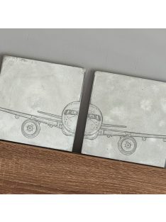 Aircraft front view - 2db-os felakasztható betonkép