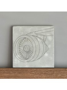 Aviation/ Turbine - felakasztható betonkép
