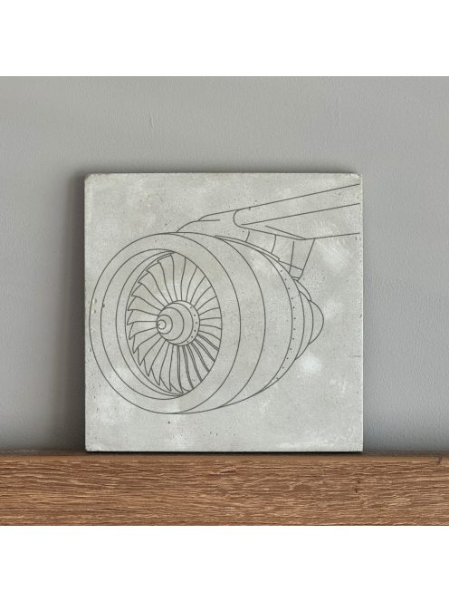 Aviation/ Turbine - felakasztható betonkép