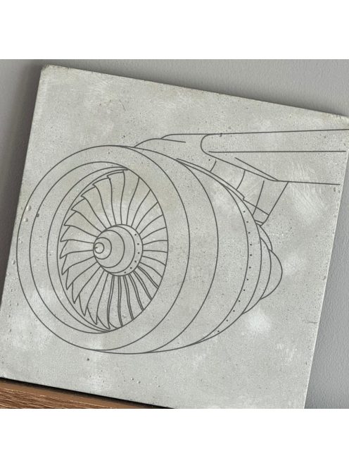 Aviation/ Turbine - felakasztható betonkép
