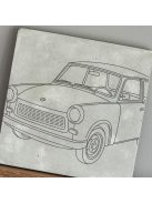 Trabant - felakasztható betonkép