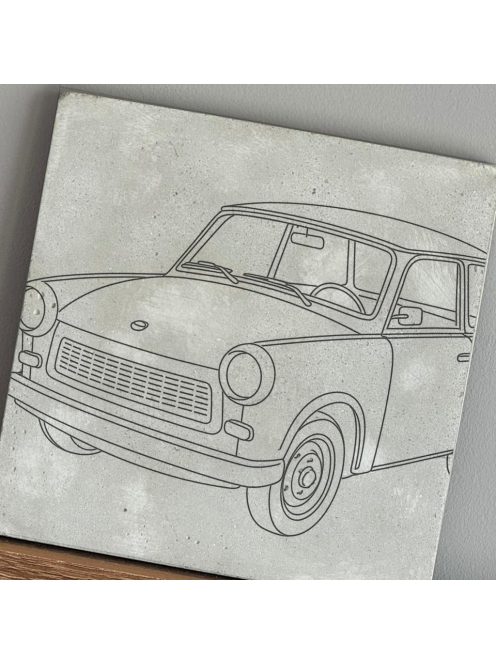 Trabant - felakasztható betonkép