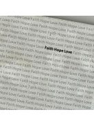Faith, Hope, Love - felakasztható betonkép