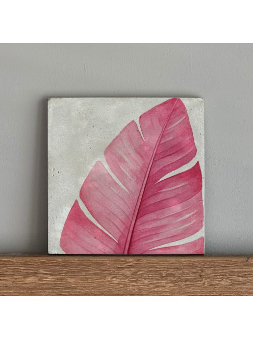 Magenta banánlevél - felakasztható betonkép