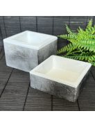 Asztali rendszerező szett - "smokey" színben, fehér belsővel - 2db-os