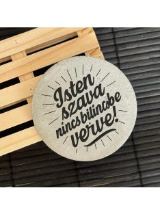 Poháralátét - Isten szava nincs bilincsbe verve!