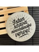 Poháralátét - Isten szava nincs bilincsbe verve!